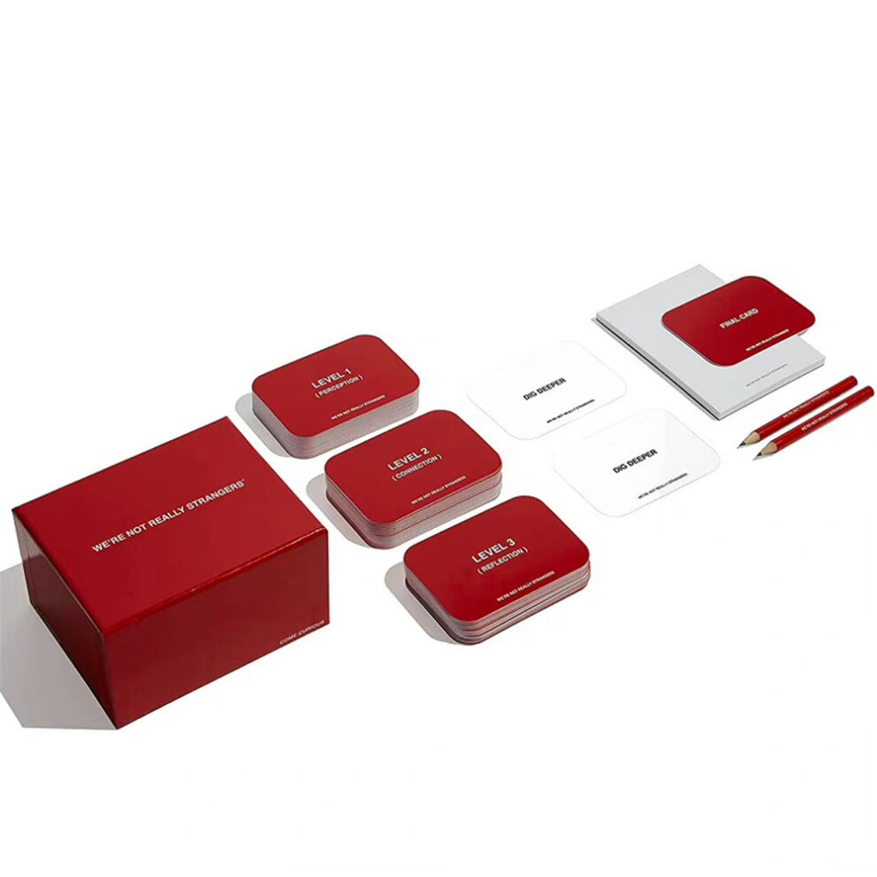 WE ARE NOT REALLY STRANGERS Card Game Board Game An Interactive Adult Card Game and Icebreaker