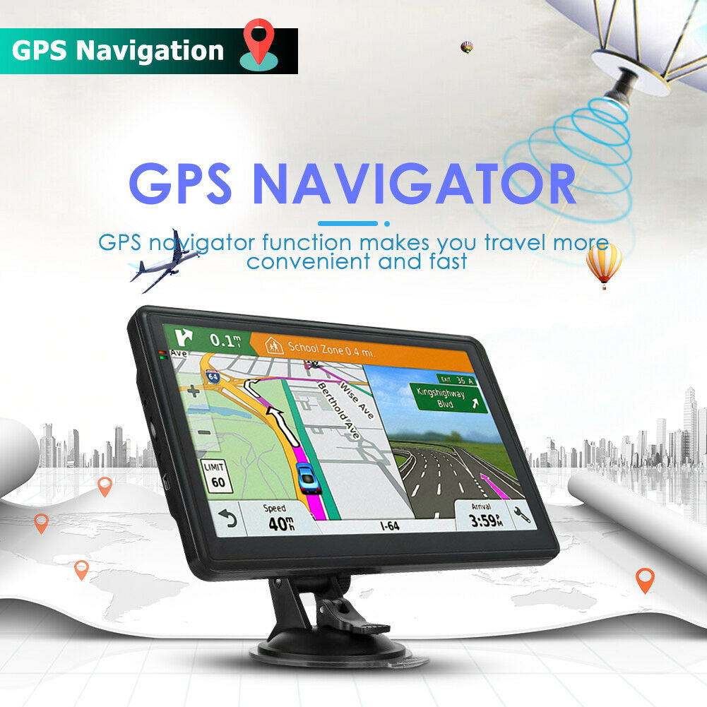 (7 Inch) Sat Nav Car GPS Navigation Latest UK EU Map Truck