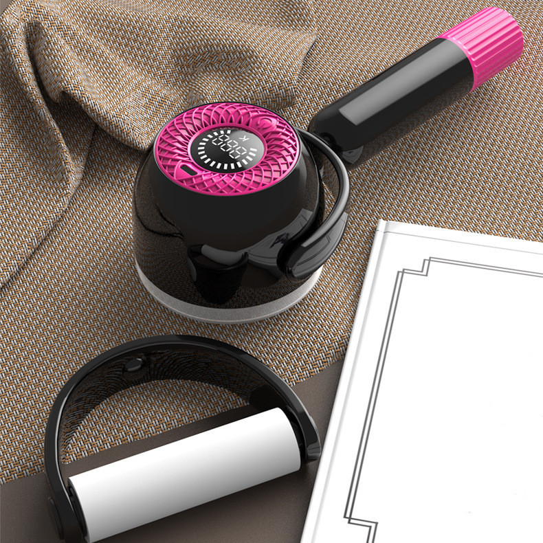 (White) 2 in 1 Electric Fabric Shaver Lint Roller - Portable Rechargeable Clothes Groomer