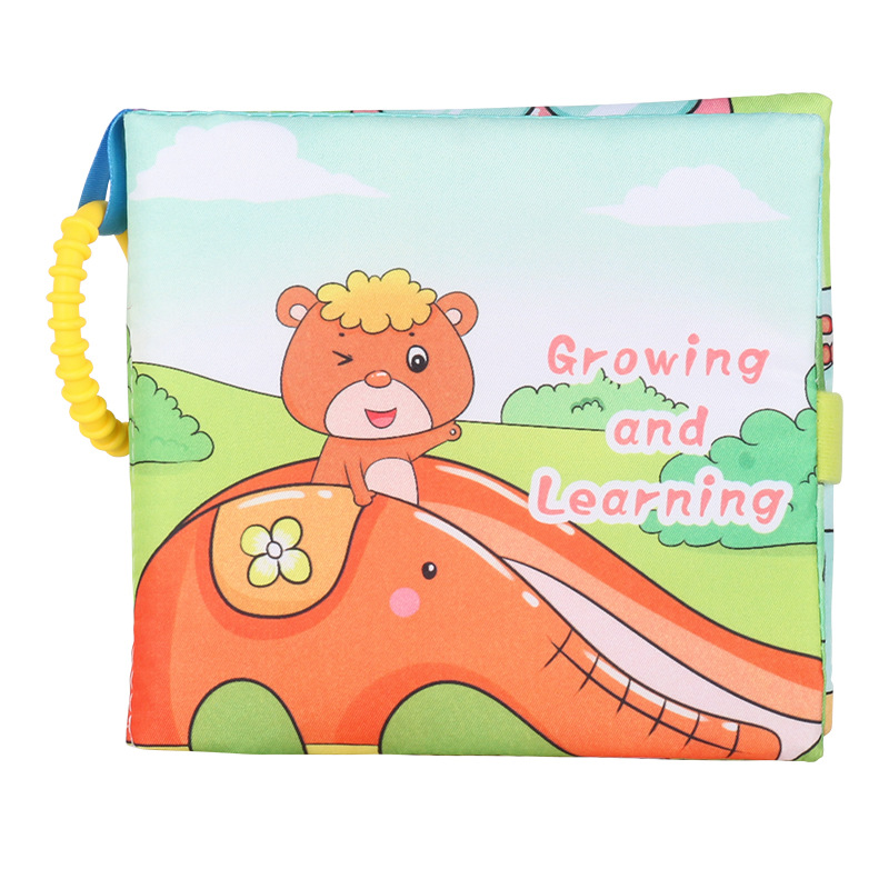 Baby Bear Early Learning Cloth Book Set Infant Cloth Book for Toddlers