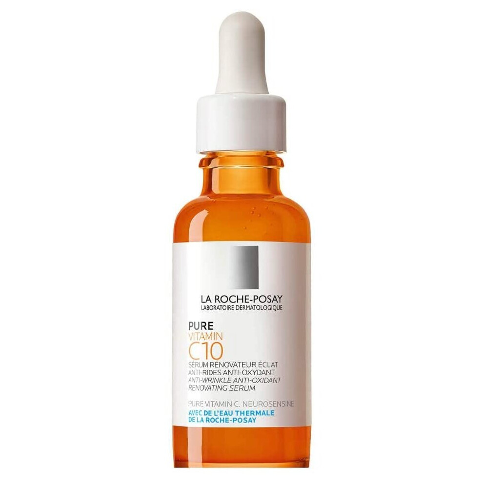 La Roche Posay Pure Vitamin C10 Serum 30ml Light Weight Brightening Facial Serum With Moisturiser