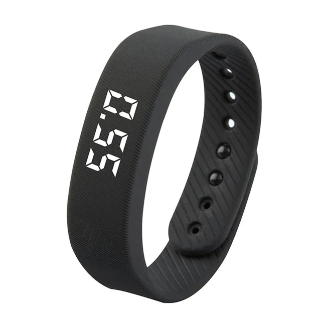 (Blue) Smart Multifunctional Wristband Fitness Bracelet IP65 Waterproof Sports LED Activity Sleep Tracker Smart Watch Pedometer