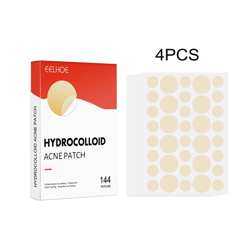 Hydrocolloid Acne Pimple Patch 144pcs Set Invisible Healing Absorbing Spot Sticker Covering Men Women Face Spot Scar Care Acnes Face Skin Care
