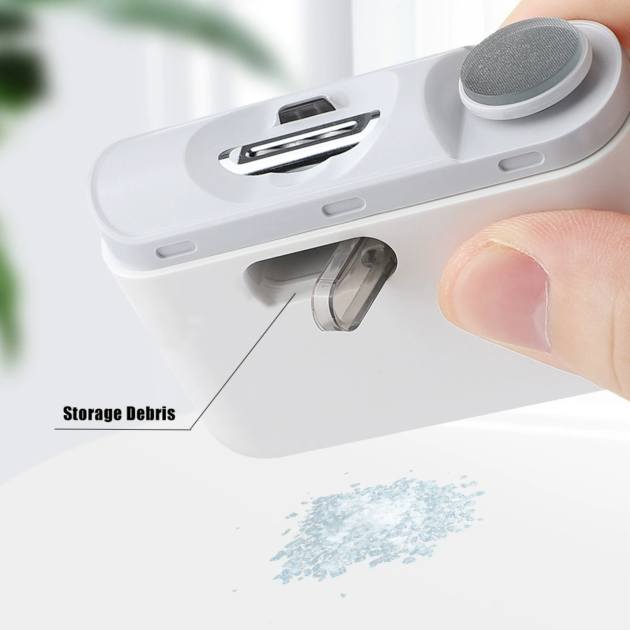 2 in 1 Electric Nail Clipper Polishing USB Rechargeable Nail Trimmer Automatic Nail Cutter Toe Scissors Lighting For Baby Adult