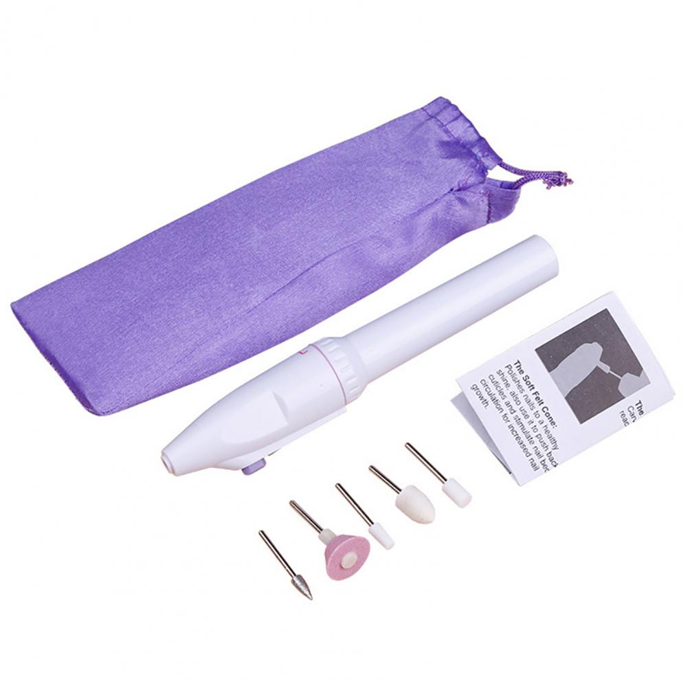 Electric Mini Nail Polisher Manicure Machine Professional Gel Varnish Remover Milling Drill Bits Portable Nail Tools