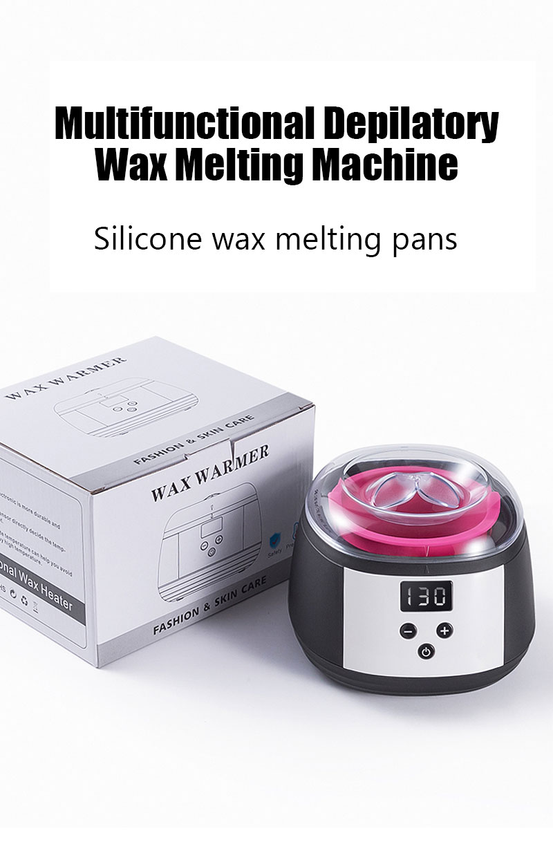 (Black Hair Removal Wax Heater) Professional Hair Removal Wax Heater Machine Wax Melting Pot Wax Melter Digital LCD  Temperature Display for Adults Beginner Home Spa or Salon