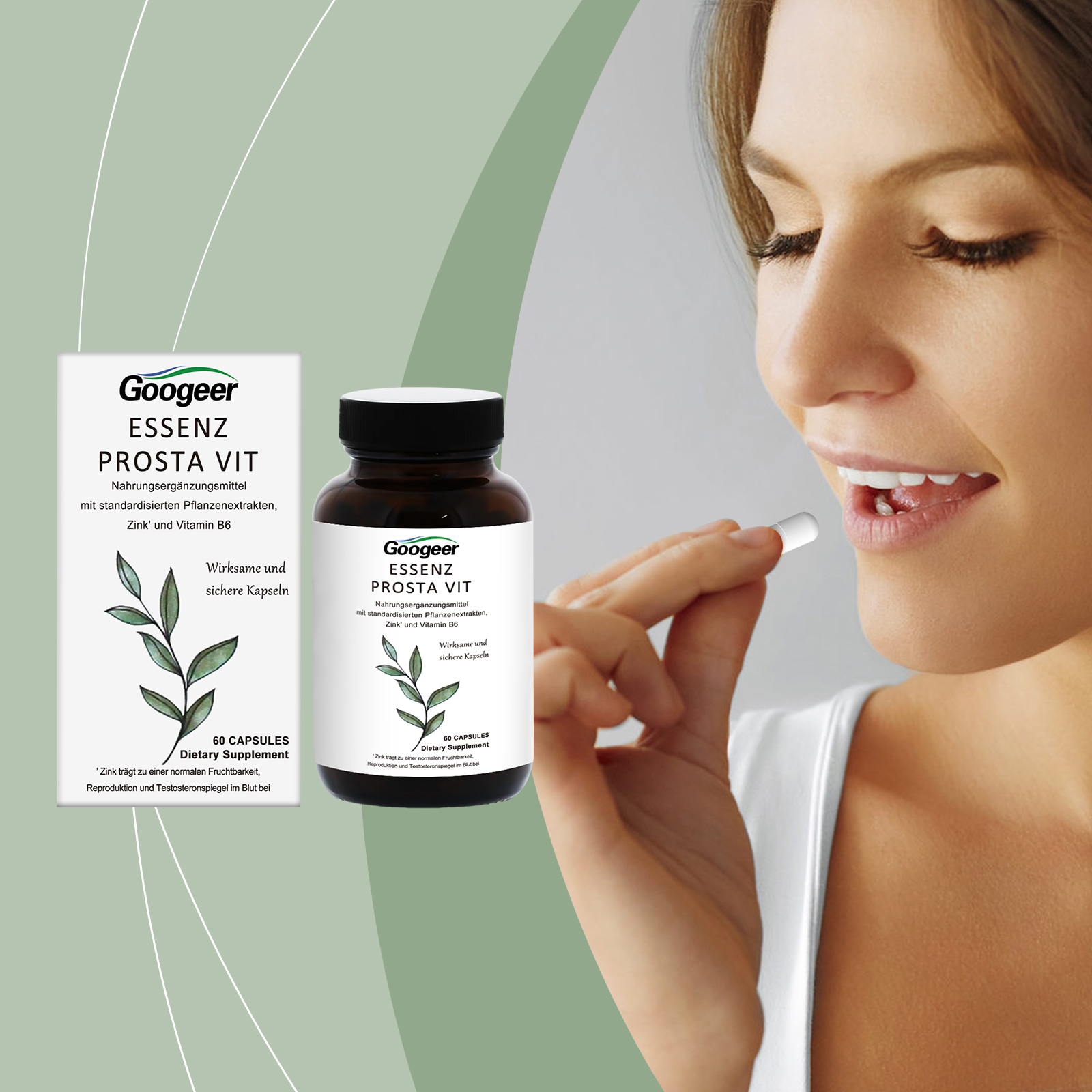 Purified Ingredients to Relieve Prostate and Bladder Discomfort Body Care and Health Capsules