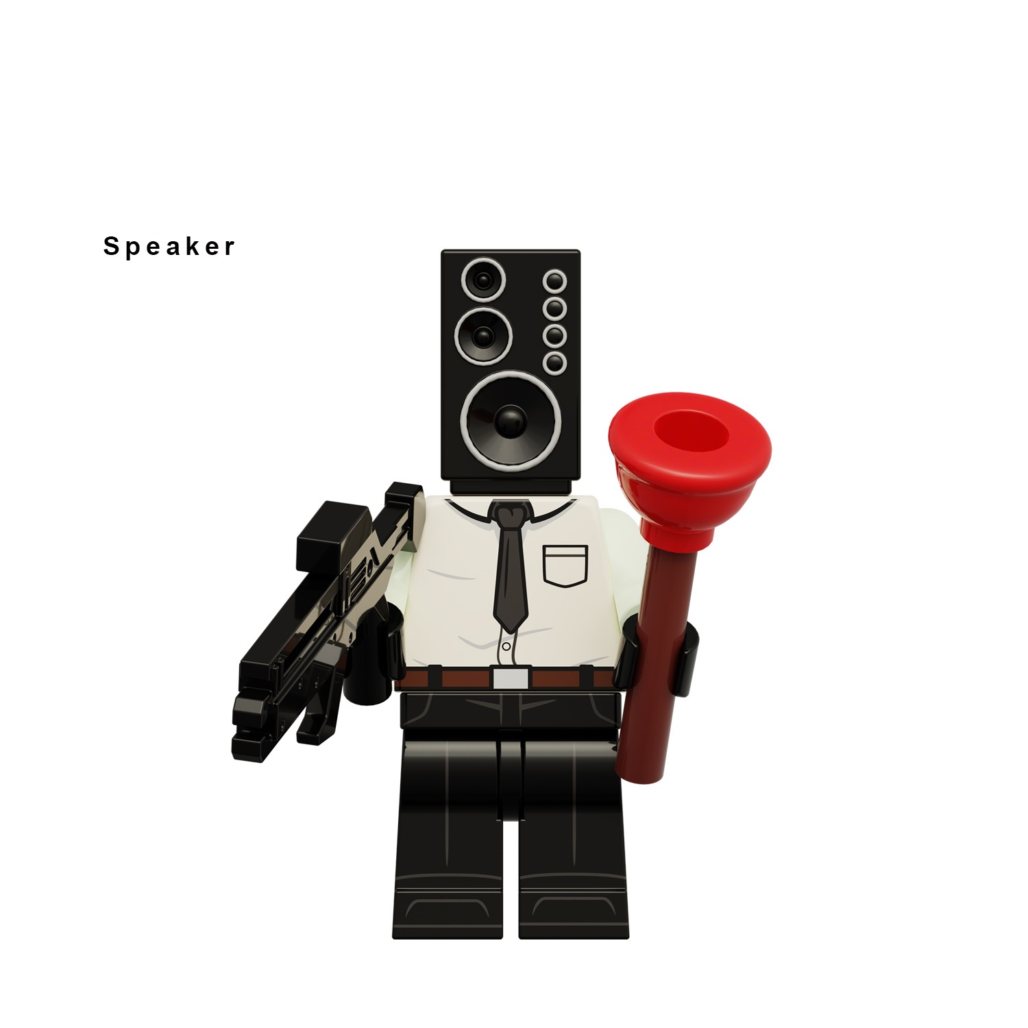 Toilet Men Speaker Shape Mini Figures Toys Collection Series Building Blocks Set Encourage Imaginative Play Gift Choice For Kids