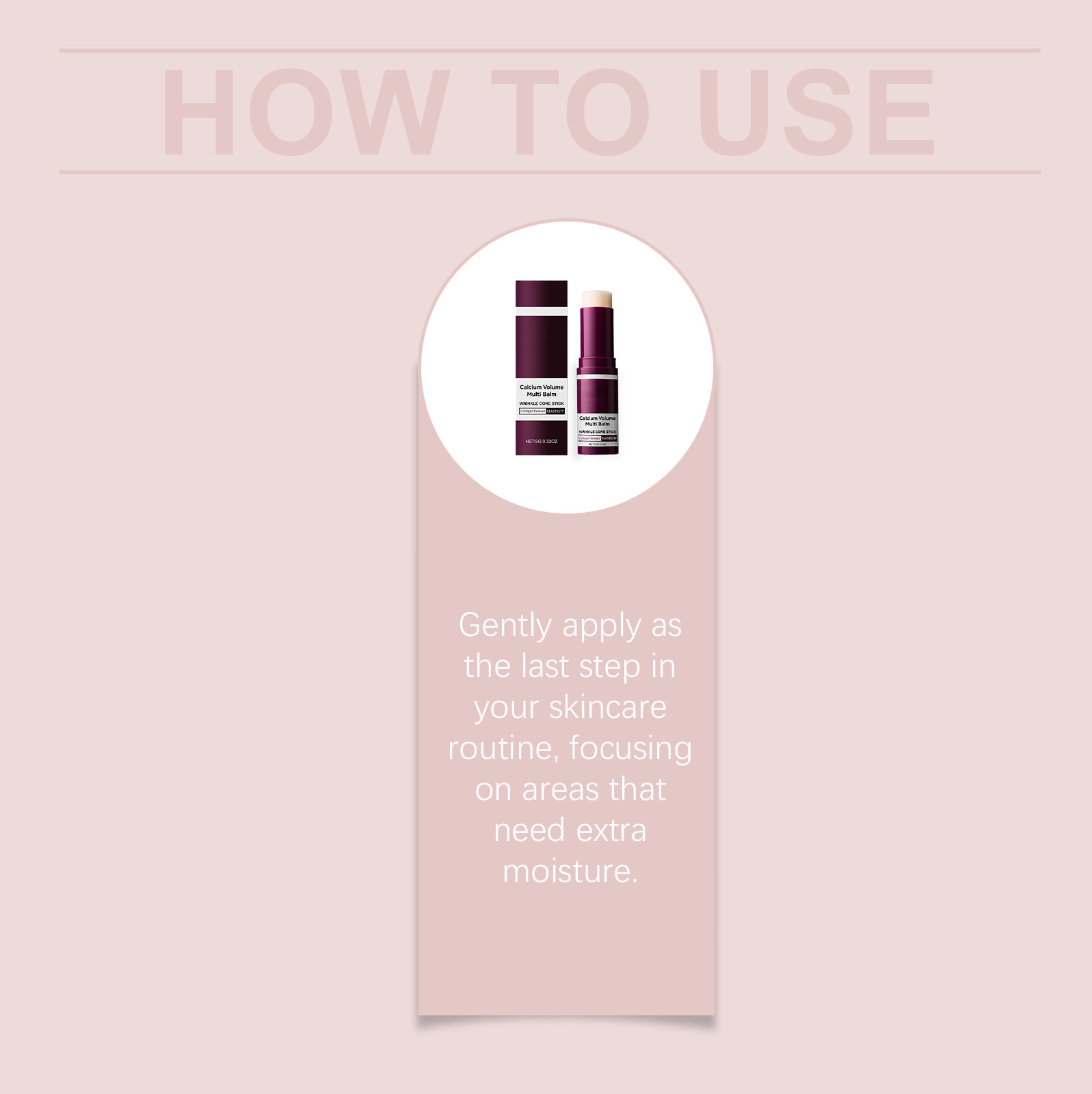 Moisturizing Skincare Stick Deep Hydrating Skin Smooth Texture Bright Nourish Dry Skin Care Stick Pre Makeup Applicable