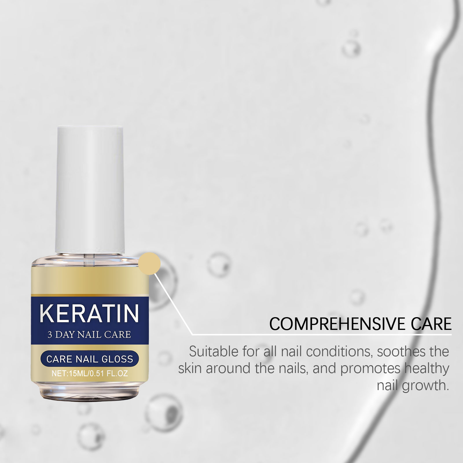 Nourishing Nail Care Oil Mild Ingredient Moisturizing Glossy Hand Foot Nail Smooth Nail Surface Care Essence Liquid