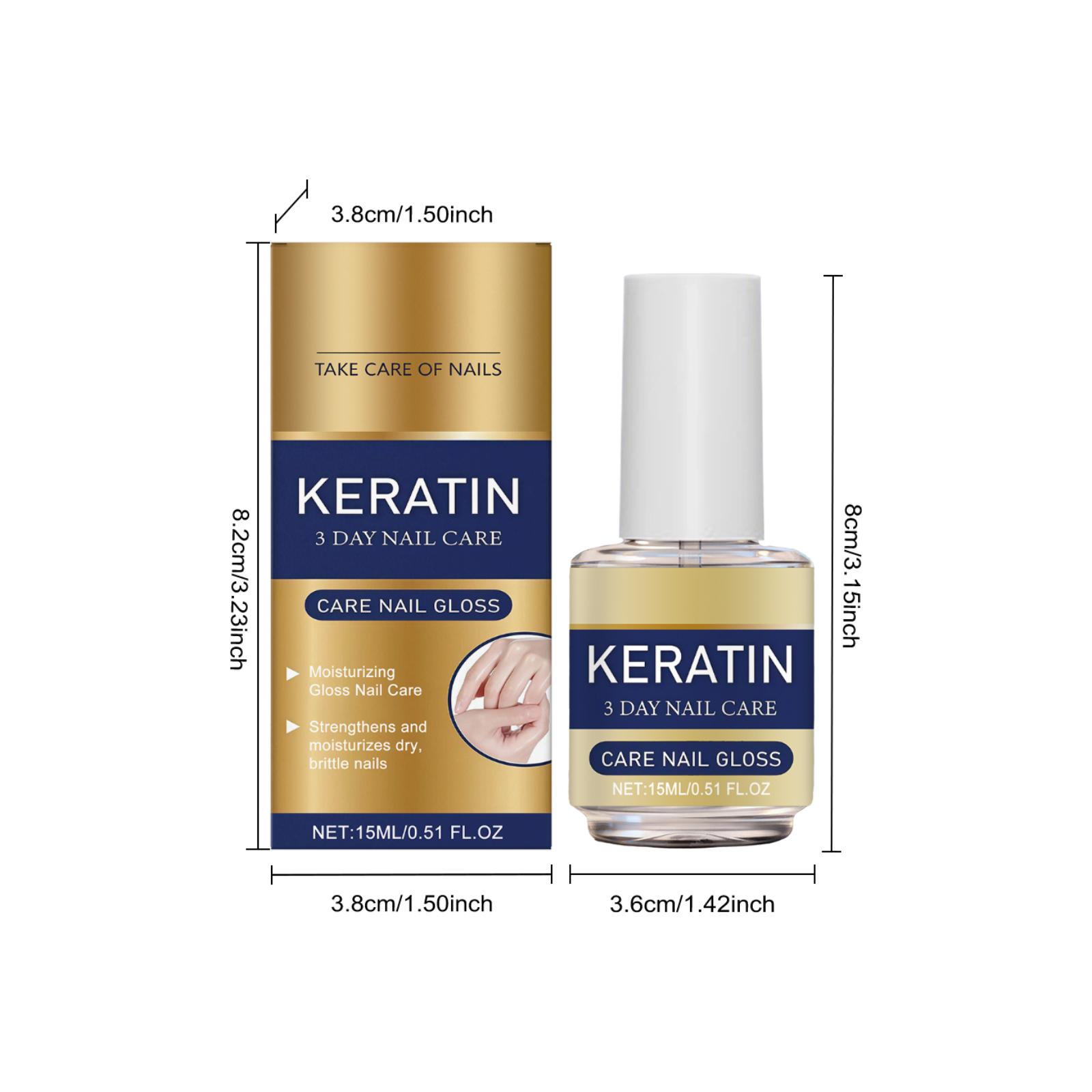 Nourishing Nail Care Oil Mild Ingredient Moisturizing Glossy Hand Foot Nail Smooth Nail Surface Care Essence Liquid