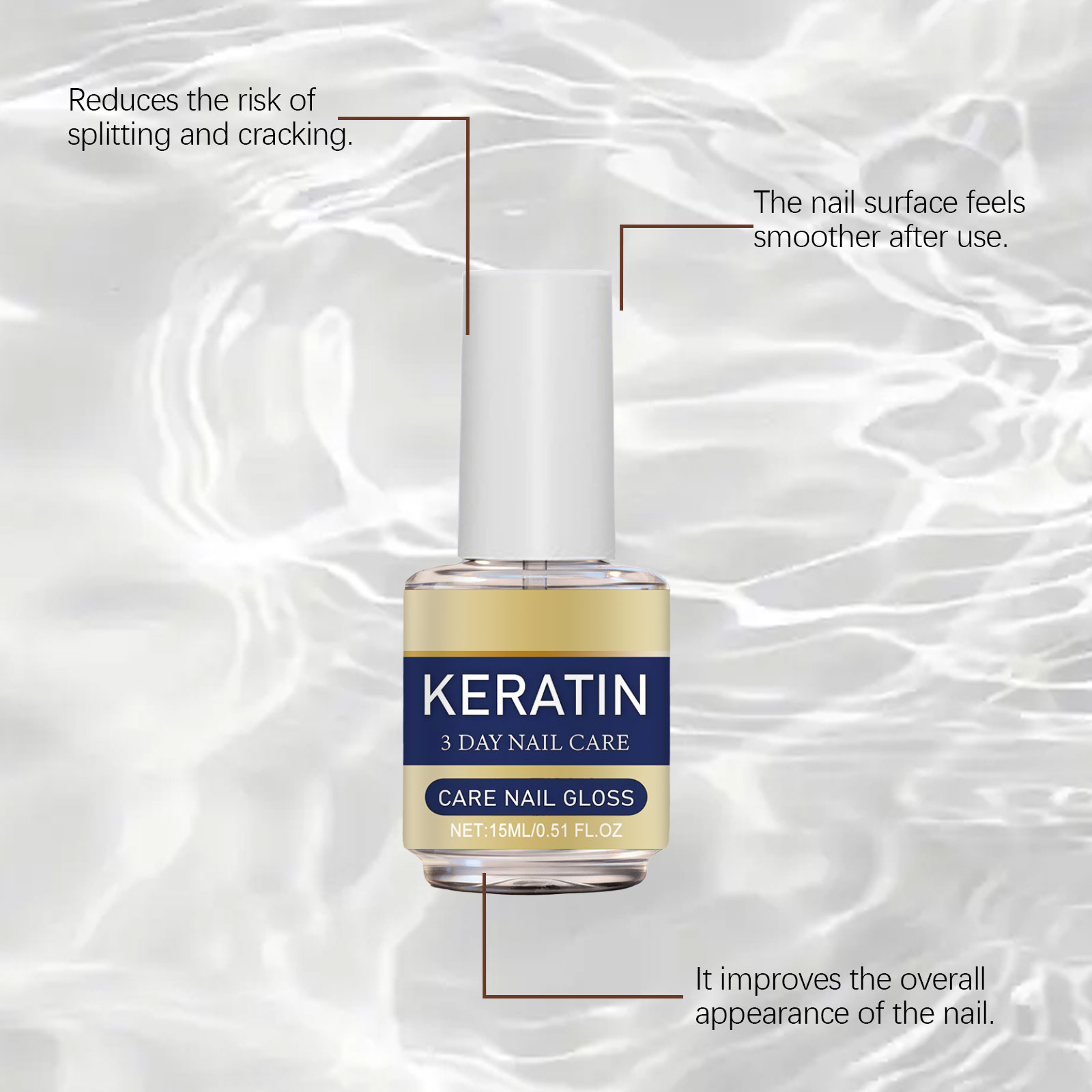 Nourishing Nail Care Oil Mild Ingredient Moisturizing Glossy Hand Foot Nail Smooth Nail Surface Care Essence Liquid