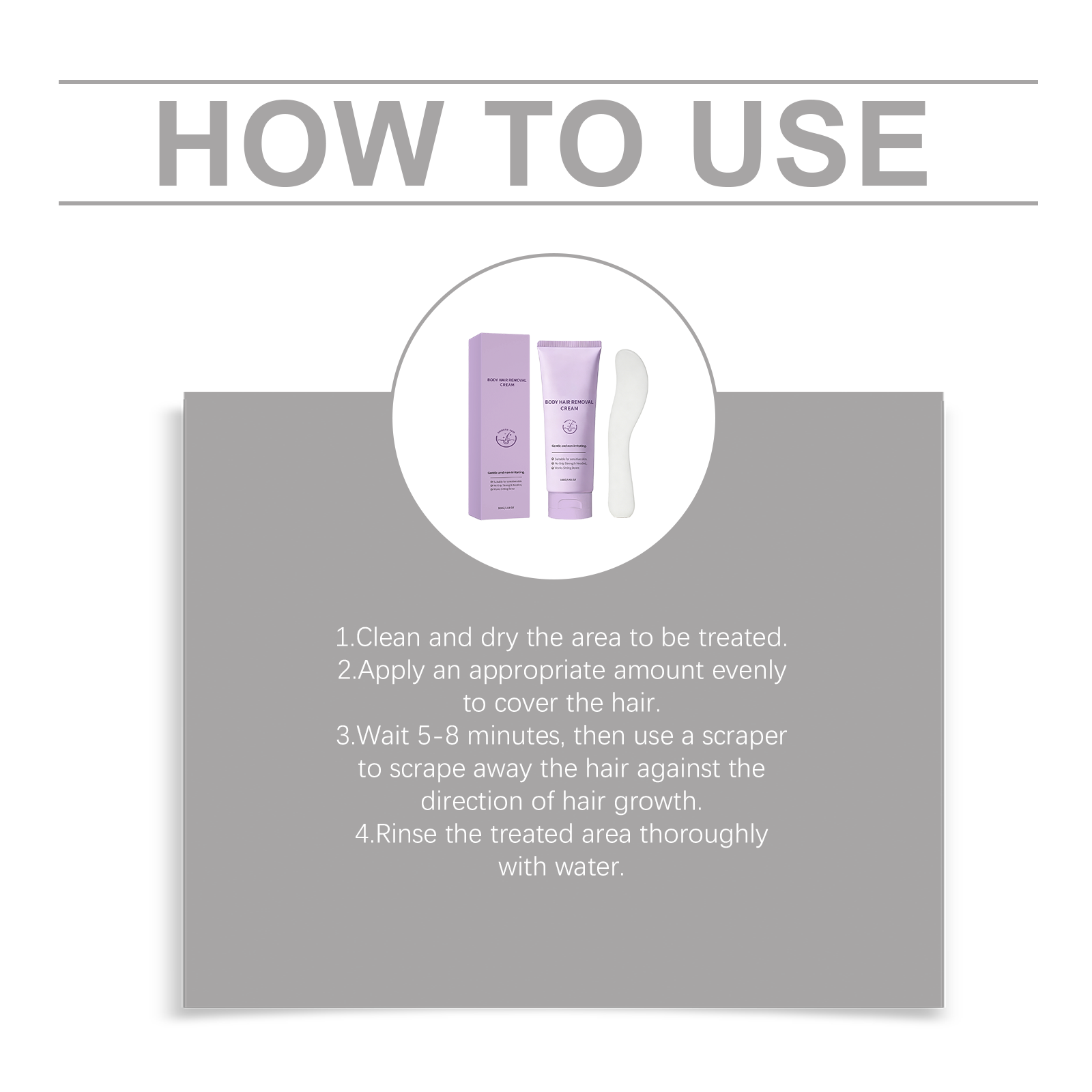 Smooth Skin Hair Removal Cream Mild Ingredients Moist Comfort Silky Fresh Delicate Soft Body Skin