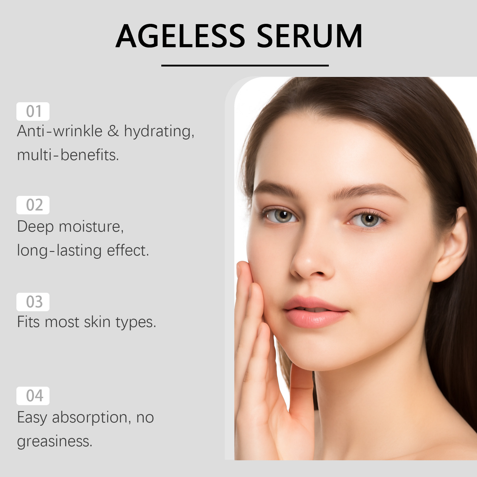 Nourishing Moisturizing Essence Liquid Daily Hydrating Elastic Delicate Soft Smooth Facial Skin Care Serum Deep Gentle Bright Repair Balance Lock Water