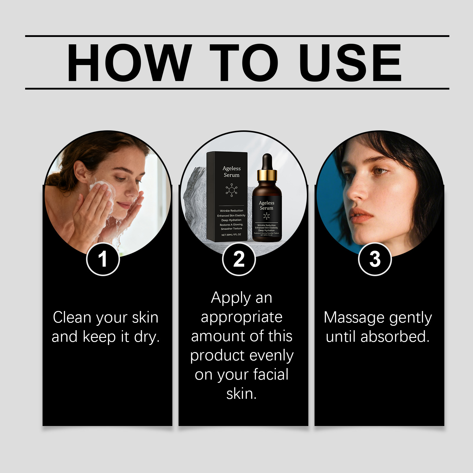 Nourishing Moisturizing Essence Liquid Daily Hydrating Elastic Delicate Soft Smooth Facial Skin Care Serum Deep Gentle Bright Repair Balance Lock Water