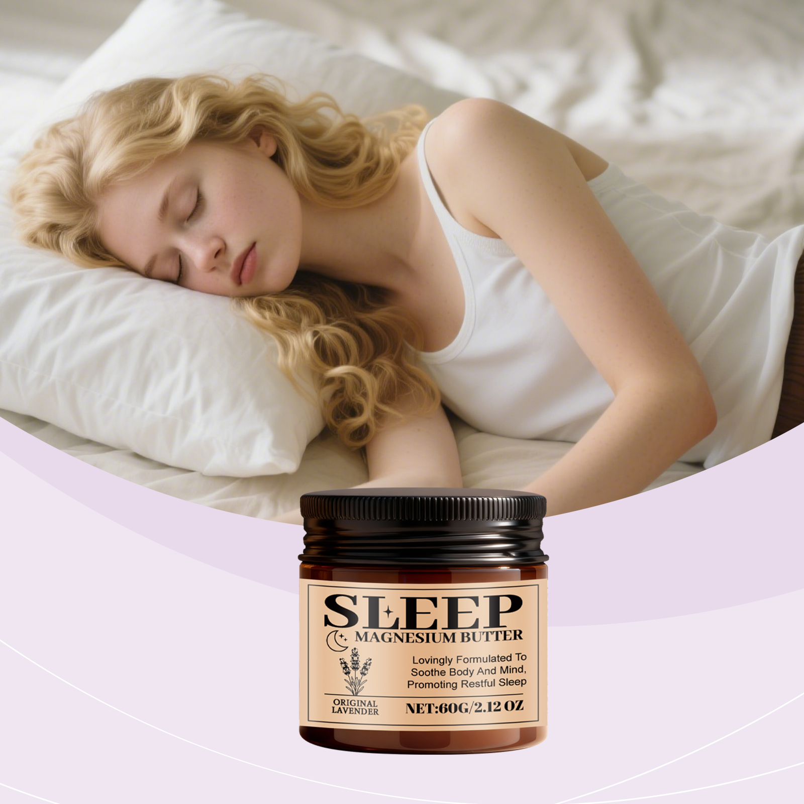 Magnesium Skin Cream Mild Vital Smooth Cozy Relax Night Sleep Daily Massage Care