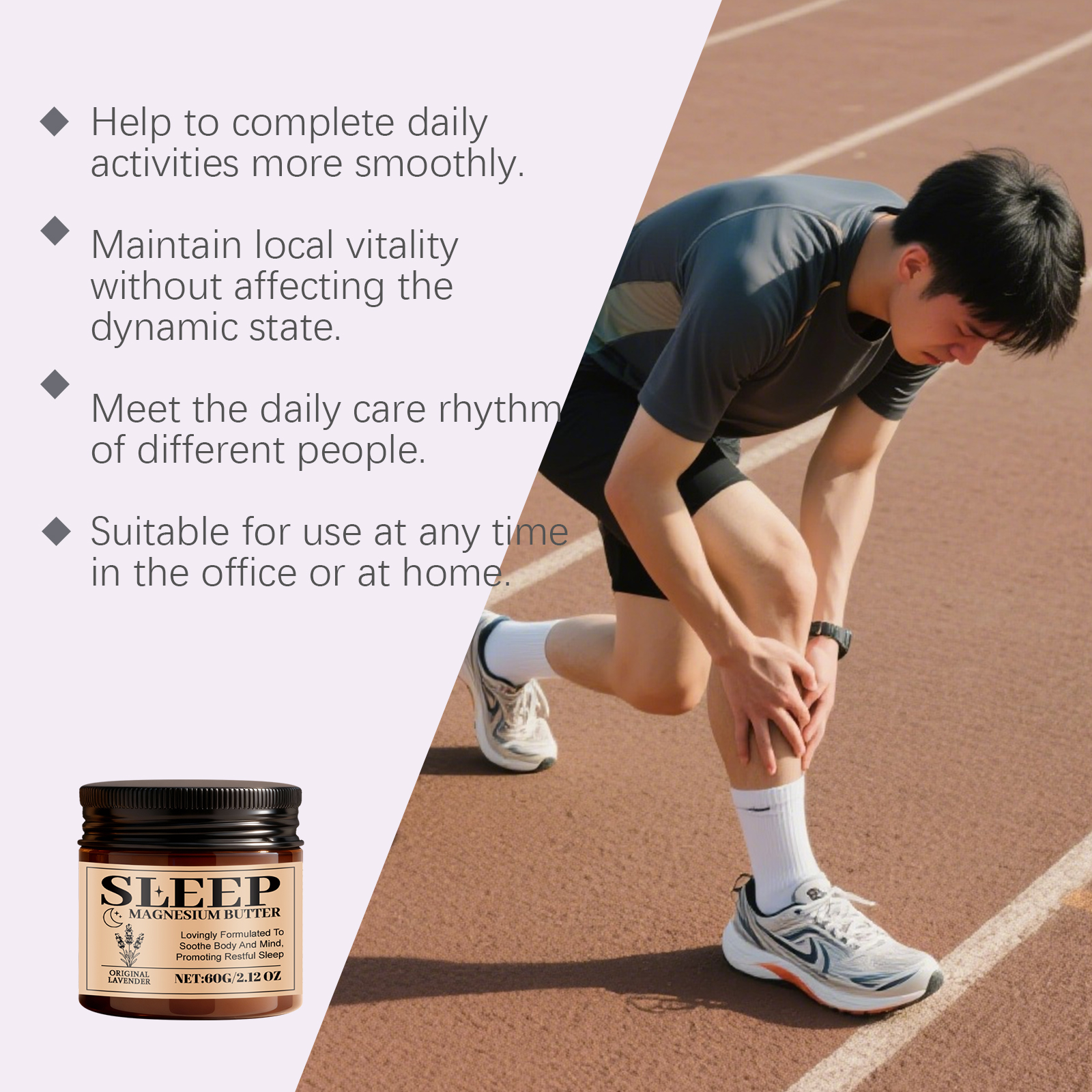 Magnesium Skin Cream Mild Vital Smooth Cozy Relax Night Sleep Daily Massage Care