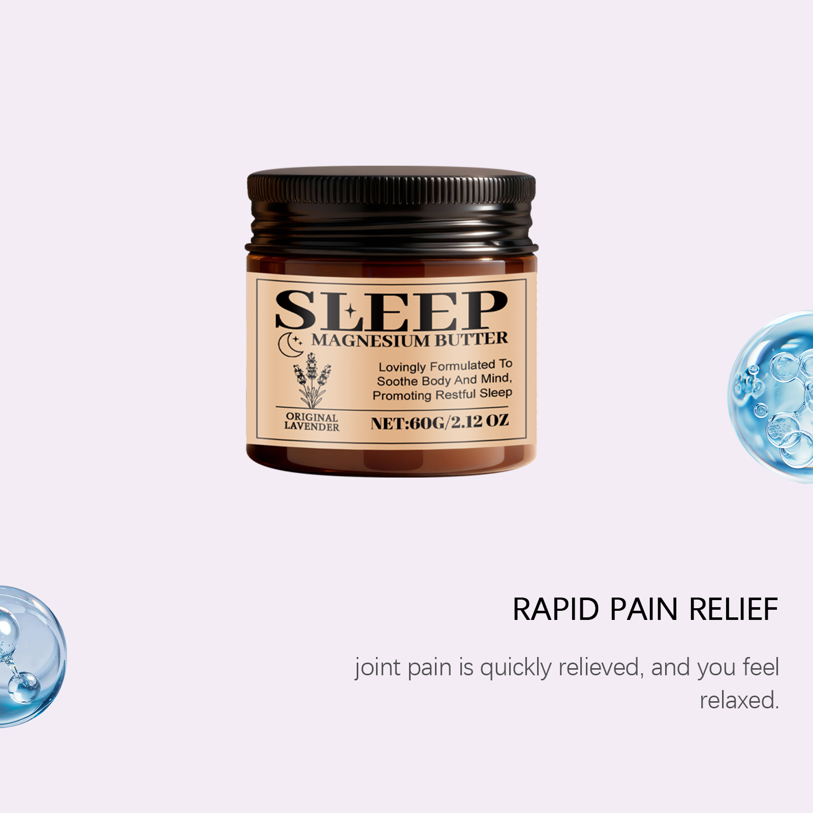 Magnesium Skin Cream Mild Vital Smooth Cozy Relax Night Sleep Daily Massage Care