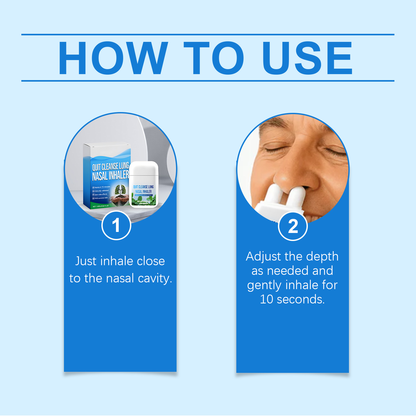 Mint Nasal Inhaler Mild Care Nourish Body Soft Refreshing Portable Daily Fresh Nursing Tool