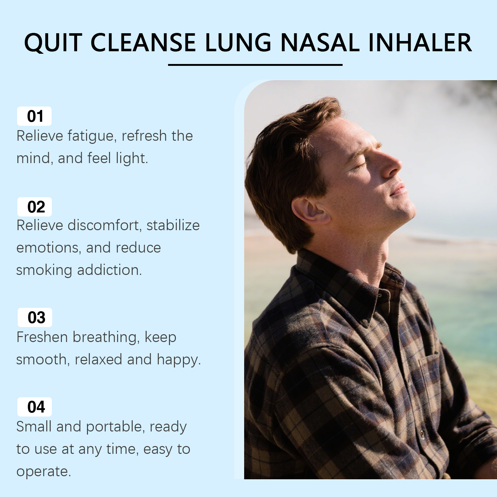 Mint Nasal Inhaler Mild Care Nourish Body Soft Refreshing Portable Daily Fresh Nursing Tool