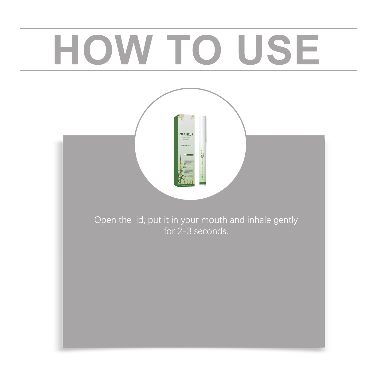 Mild Herb Scent Inhalation Stick Natural Plant Ingredients Moisturize Protect Daily Body Portable Care Item