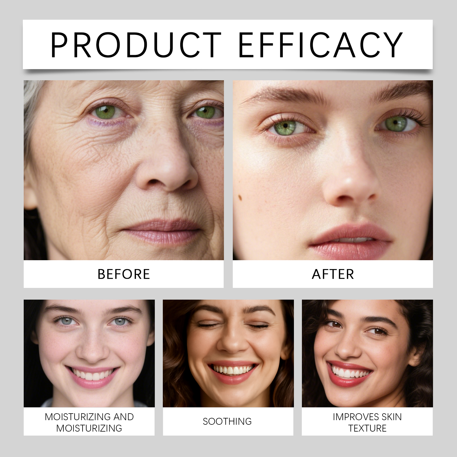 Nourishing Moisturizing Facial Cream Mild Formula Hydrating Smoothing Skin Daily Care Lotion