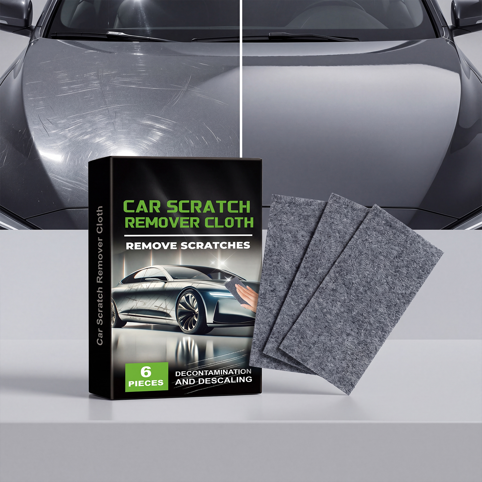 Car Scratch Repair Polishing Cloth Paint Surface Scuff Renew Gloss Maintenance Daily Convenient Polishing Care