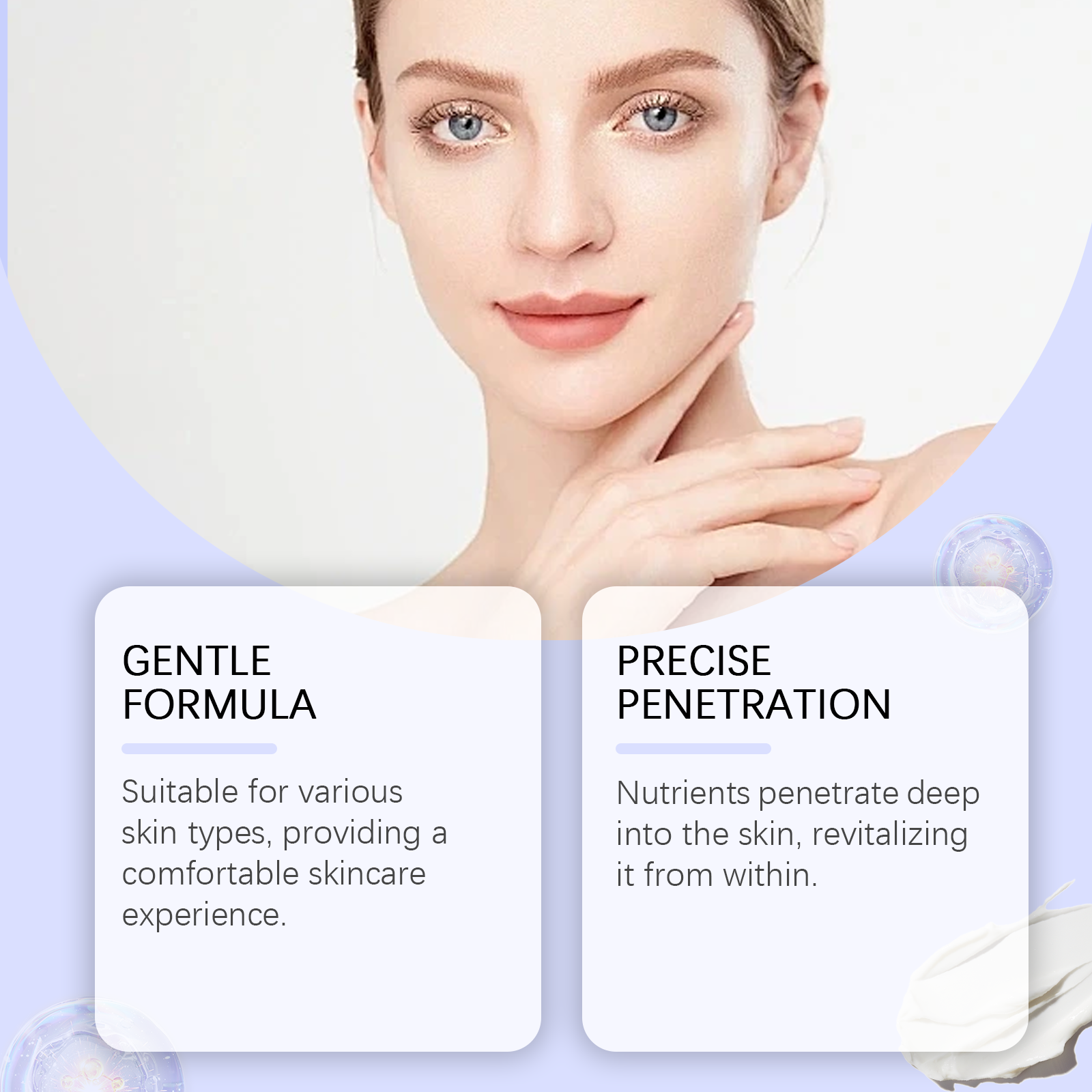 Collagen Care Cream Mild Hydrating Moisturizing Facial Tender Smoothing Skin Care Lotion