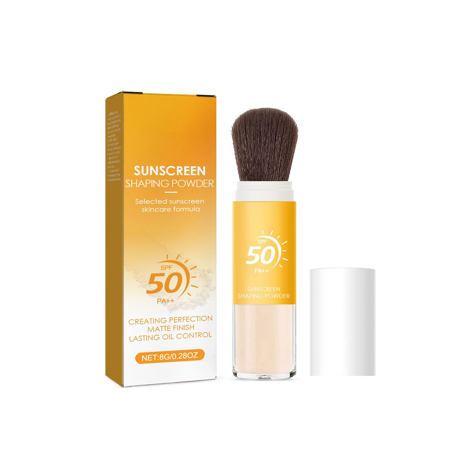 Sun Protection Setting Powder Daily Makeup Natural Light Breathable Makeup Oil Control Long Lasting Anti Fading