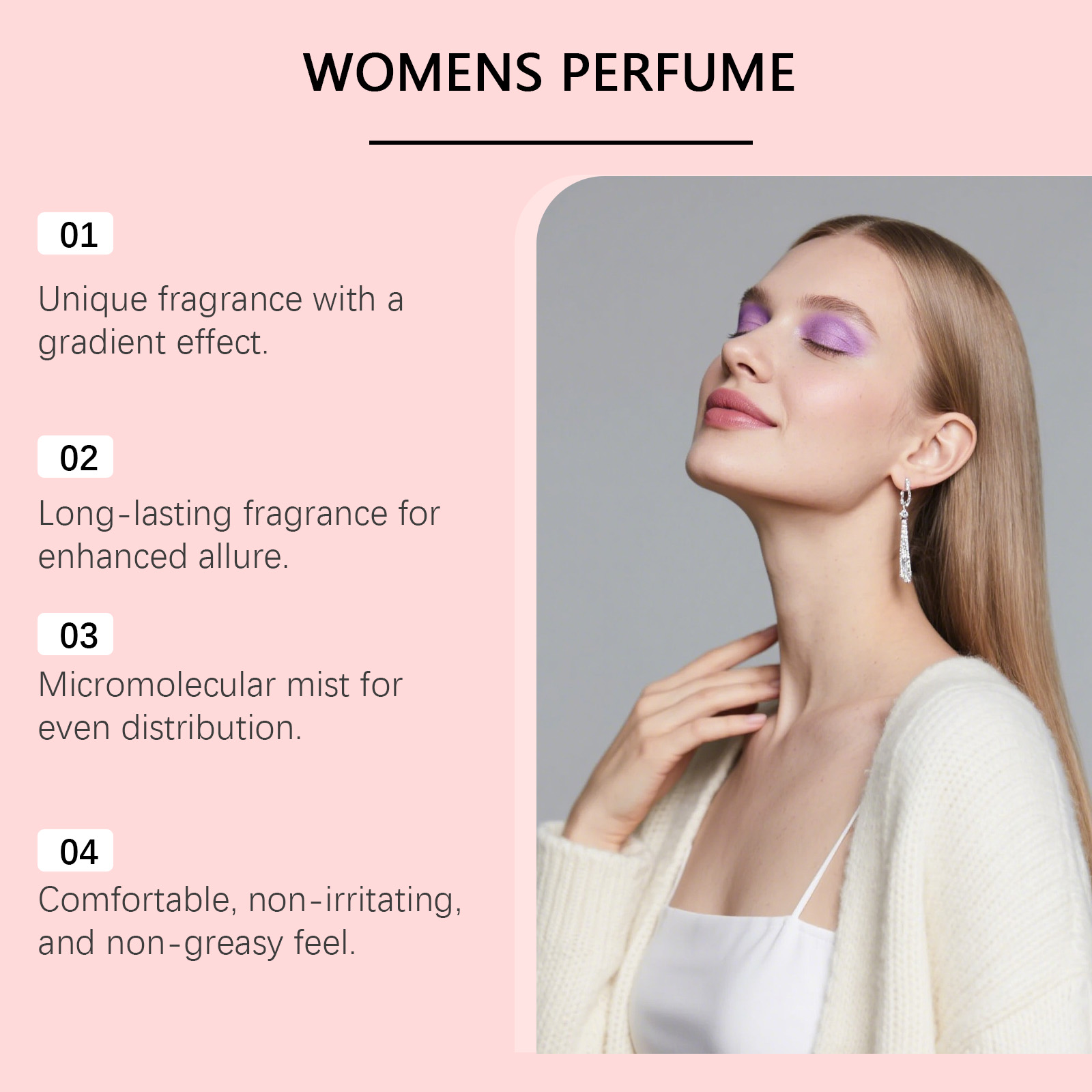 Rich Rose Perfume Charming Elegant Fragrance Unique Scent Long Lasting Layered Aroma Spray