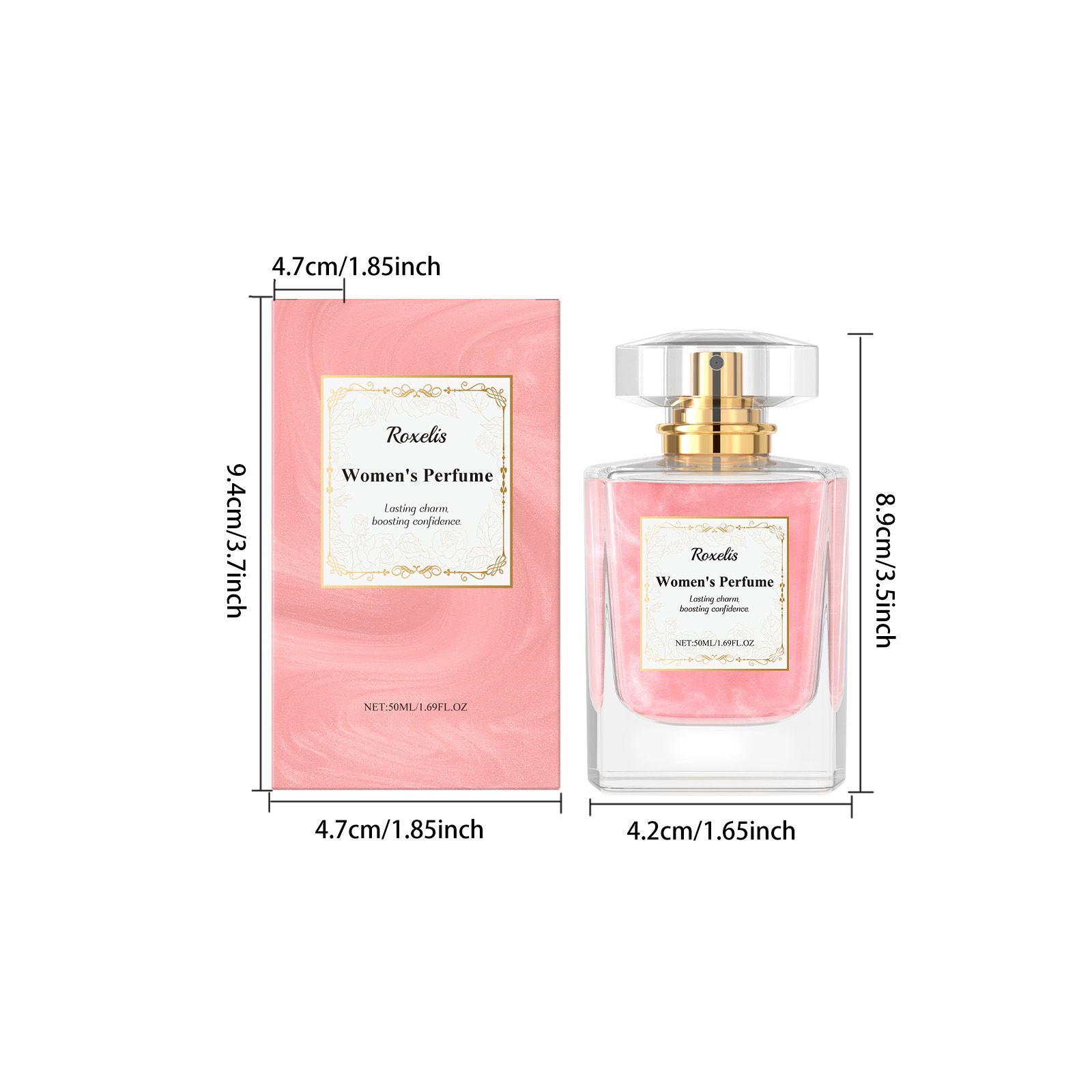 Rich Rose Perfume Charming Elegant Fragrance Unique Scent Long Lasting Layered Aroma Spray