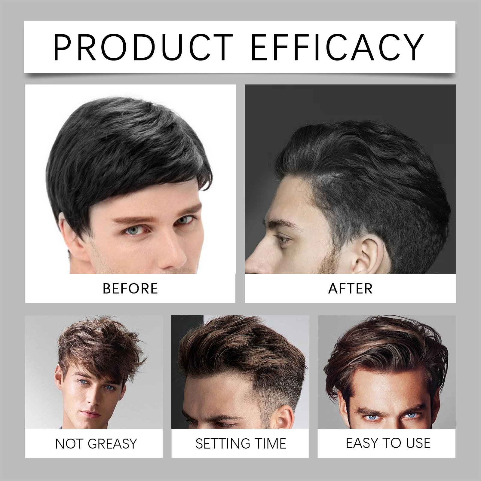 Hair Styling Powder Natural Fresh Fluffy Voluminous Oil Control Hair Care Portable Styling Powder