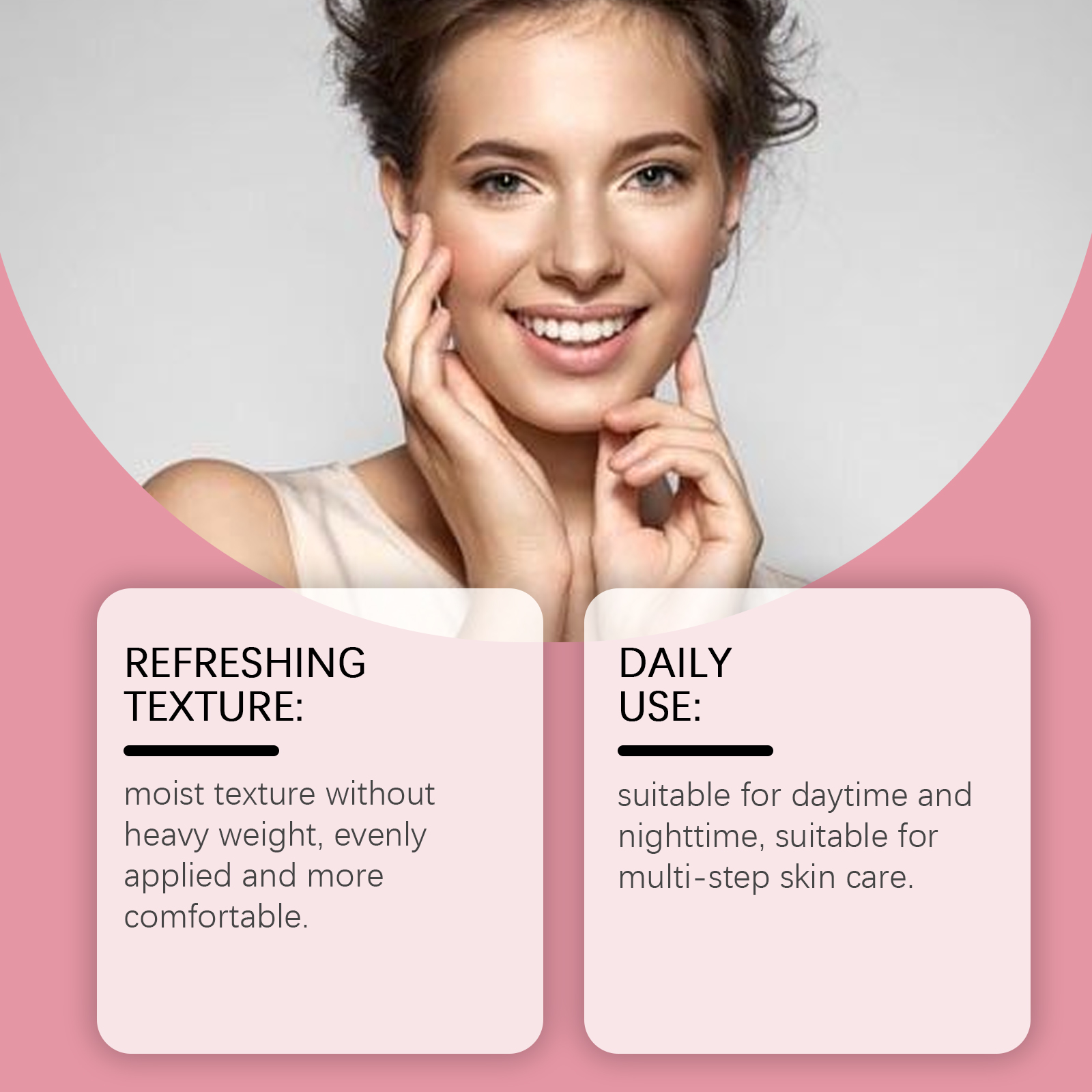 Hyaluronic Acid Brightening Essence Moisturizing Nourishing Deep Hydrating Firming Improve Facial Skin Tone