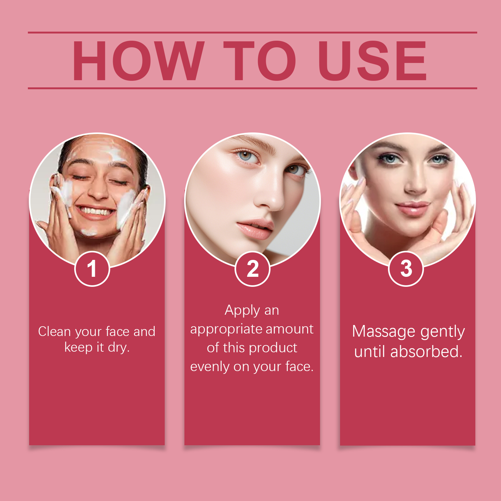 Hyaluronic Acid Brightening Essence Moisturizing Nourishing Deep Hydrating Firming Improve Facial Skin Tone