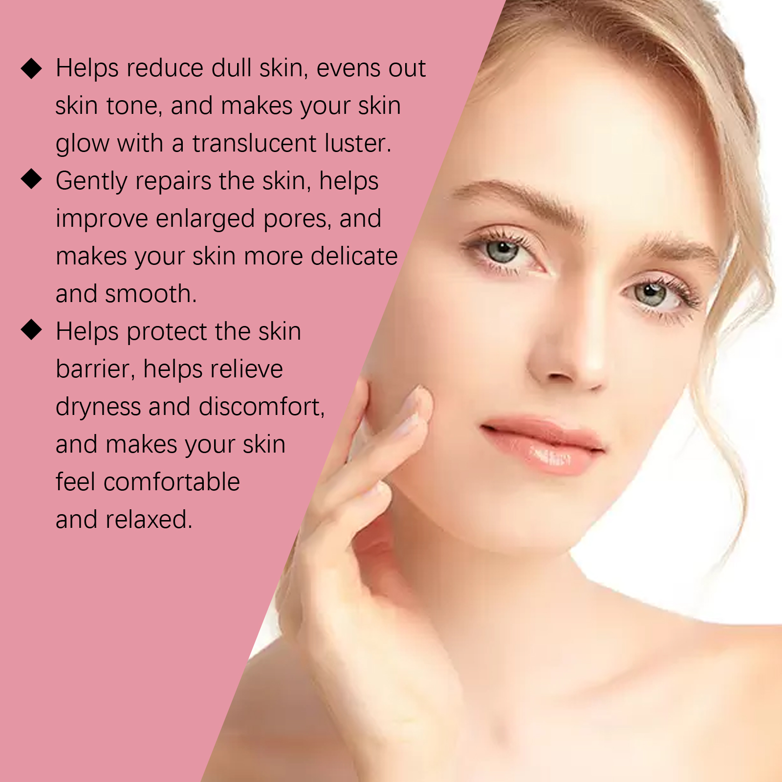 Hyaluronic Acid Brightening Essence Moisturizing Nourishing Deep Hydrating Firming Improve Facial Skin Tone