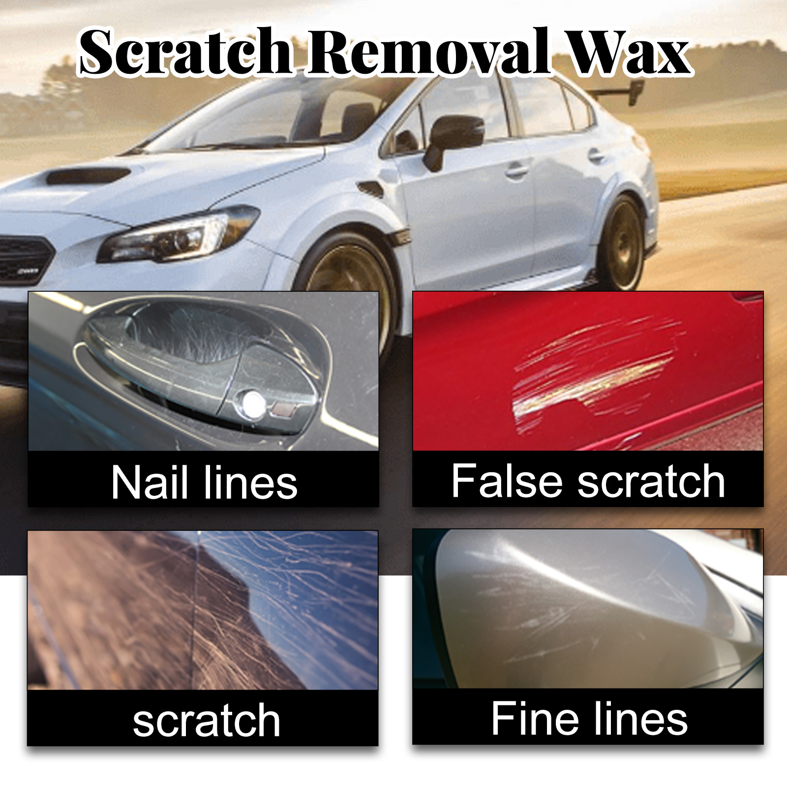 Car Scratch Remover Automotive Paint Scratch Repair Touch Up Polish Renovation Maintenance Care Agent