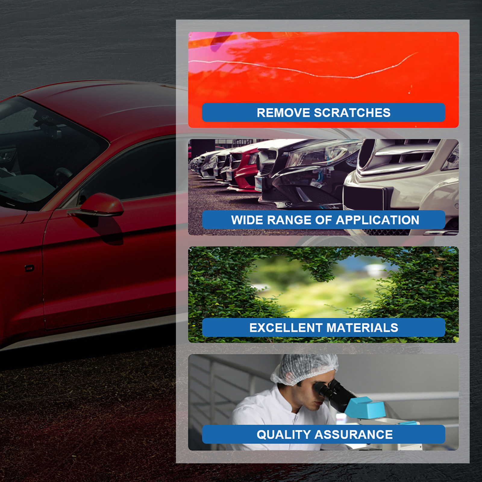 Car Scratch Remover Automotive Paint Scratch Repair Touch Up Polish Renovation Maintenance Care Agent