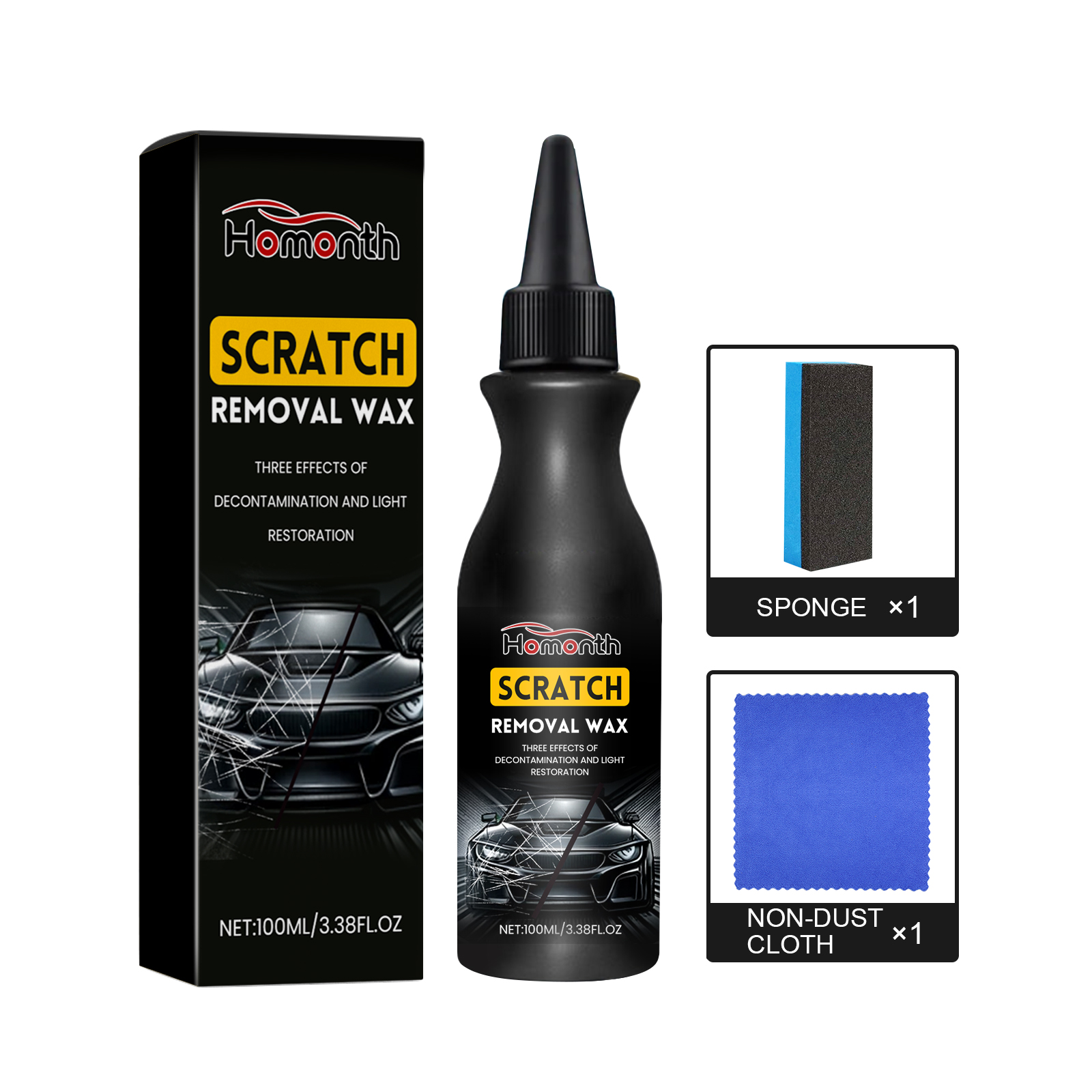 Car Scratch Remover Automotive Paint Scratch Repair Touch Up Polish Renovation Maintenance Care Agent