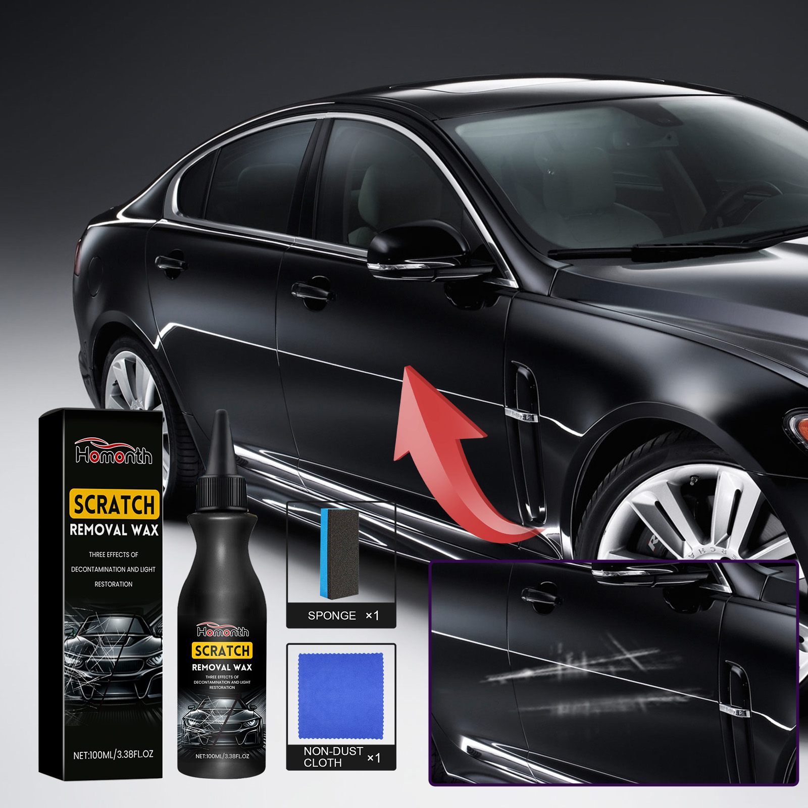 Car Scratch Remover Automotive Paint Scratch Repair Touch Up Polish Renovation Maintenance Care Agent