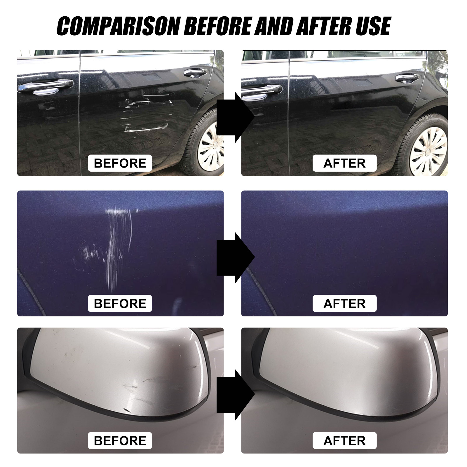 Car Scratch Remover Automotive Paint Scratch Repair Touch Up Polish Renovation Maintenance Care Agent