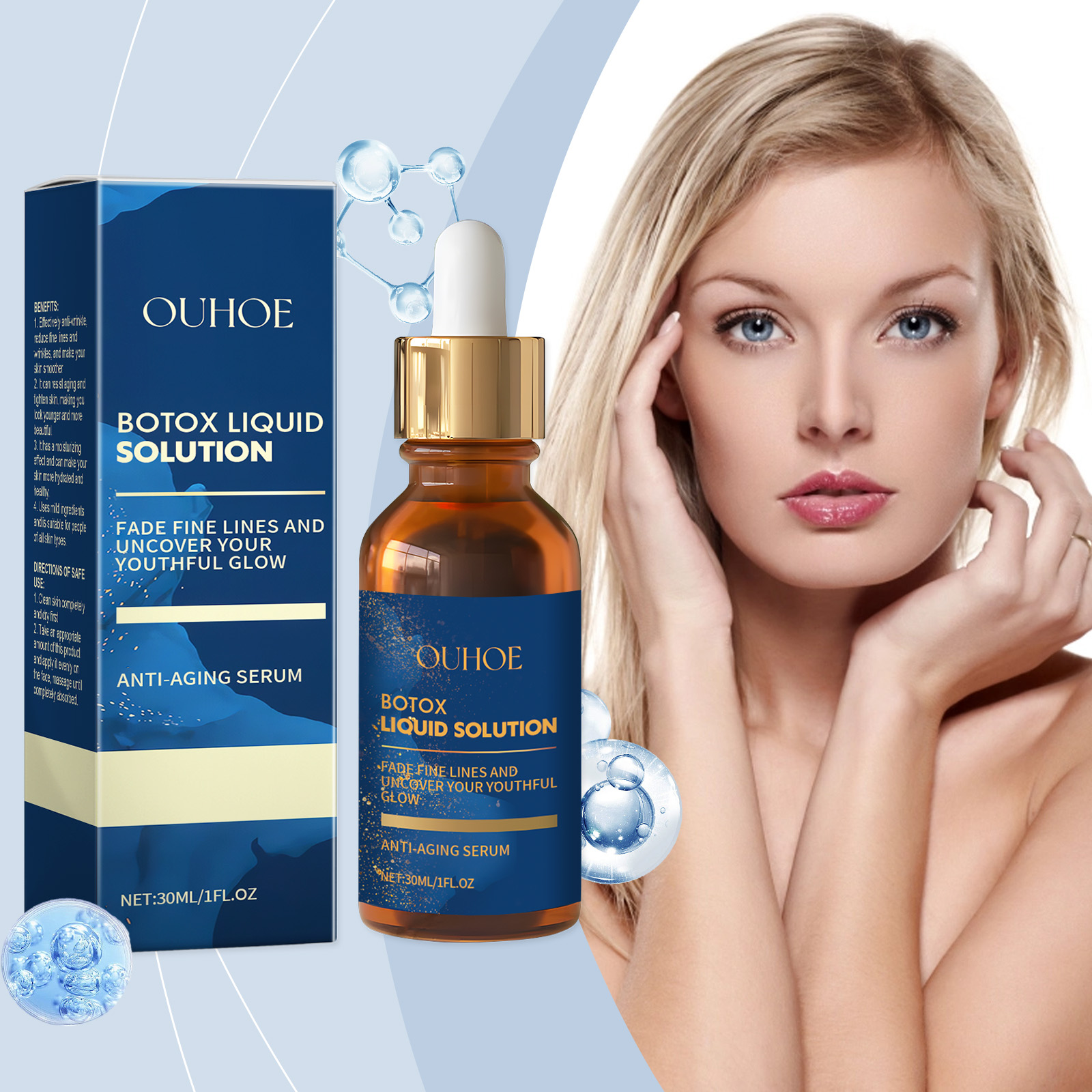 Face Moisturizing Serum Hydrating Nourishing Fine Lines Smoothing Daily Skincare
