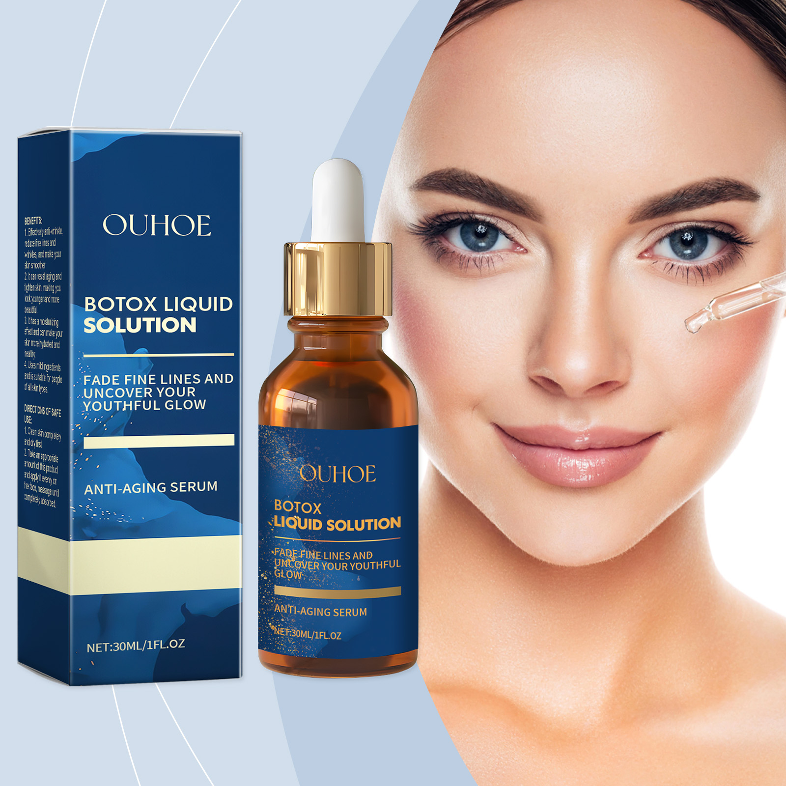 Face Moisturizing Serum Hydrating Nourishing Fine Lines Smoothing Daily Skincare