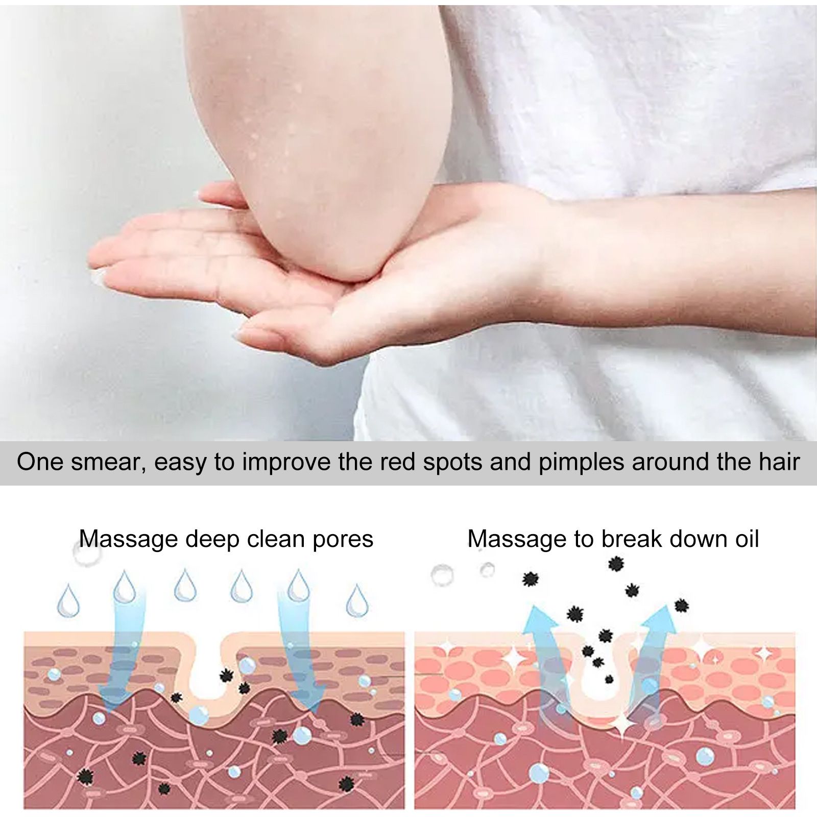 Body Bath Oil Cleansing Moisturizing Smoothing For Dry Skin Daily Shower Care 100ml