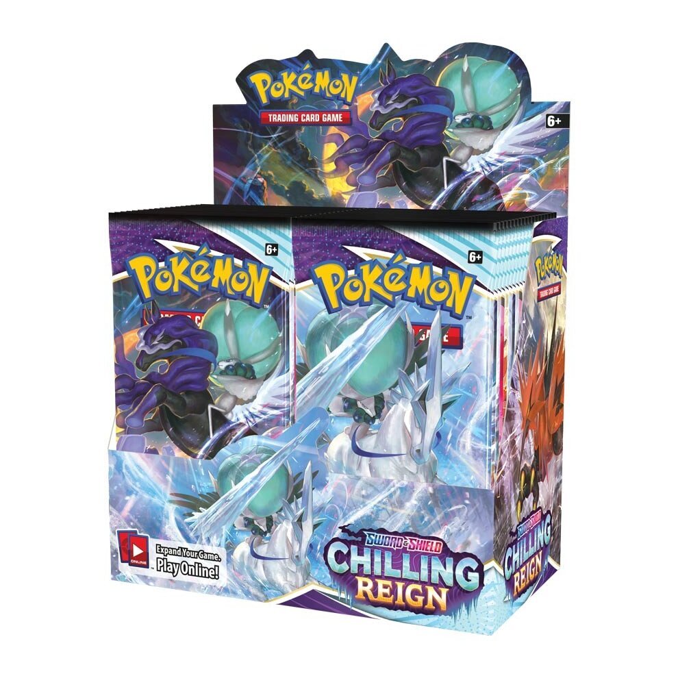 324PCS Pokemon Card TCG Sword & Shield Chilling Reign Booster Box