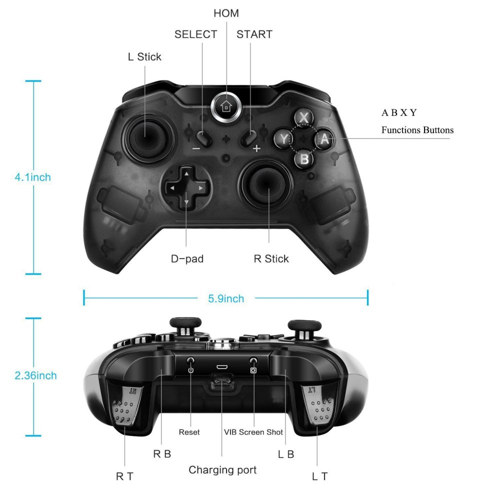 Controller for Nintendo Switch, Maegoo Nintendo Switch Controller Wireless Gamepad Joyst
