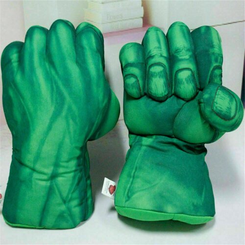 (Hulk Gloves) Marvel Hulk Full Face Mask Masquerade Children Birthday Party Costume Ultr