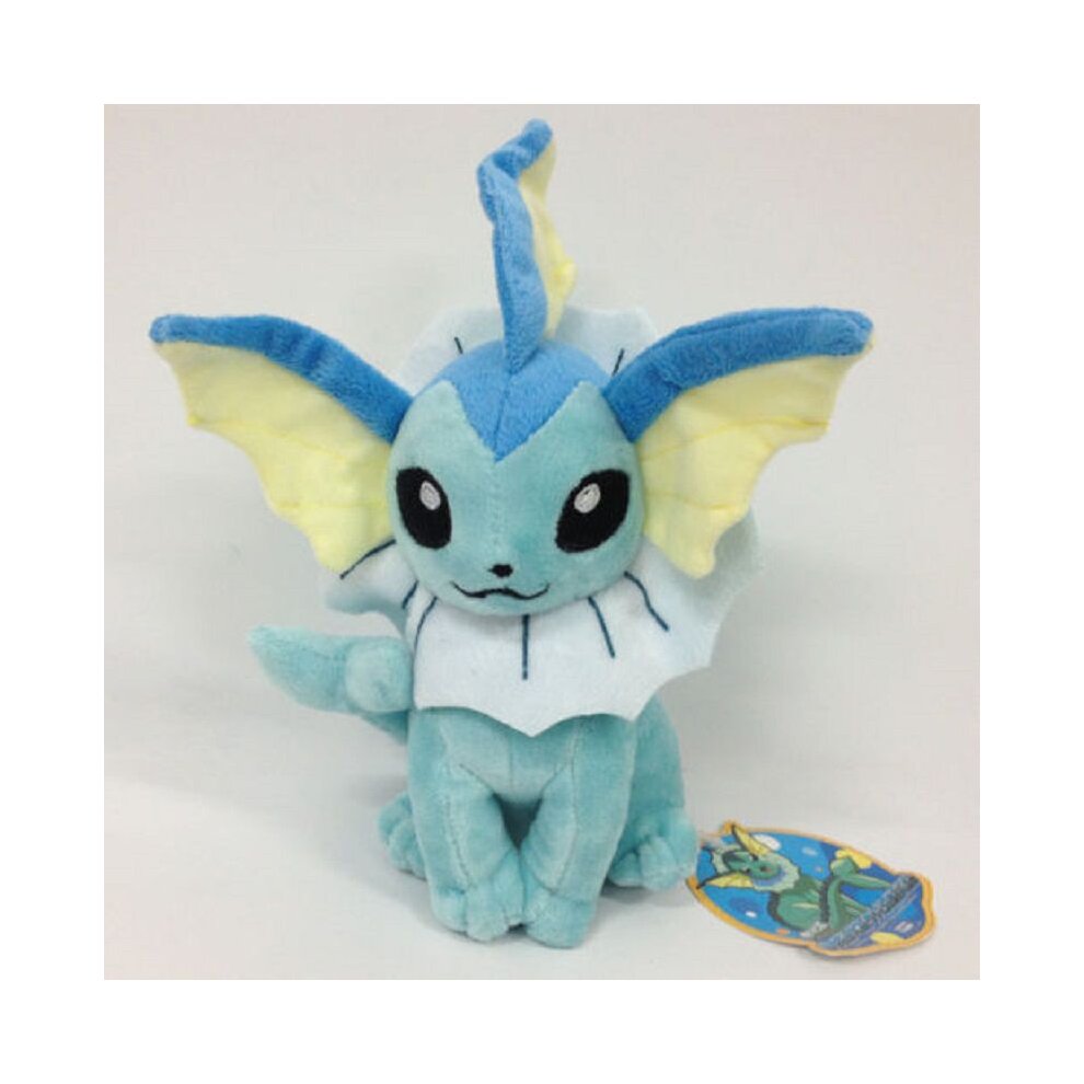 Large size Vaporeon Pokemon Cute Soft Evolutions  Plush Toy Doll Kids Gift New