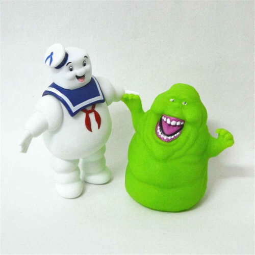 Marshmallow Man + Slimer Green Ghost Ghostbusters Action Figure Kids Toys Doll
