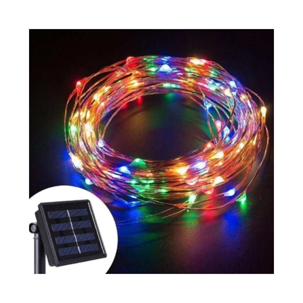 (20M 200LEDs~Warm White) 10M 20M LED Solar String Fairy Lights Xmas Decor