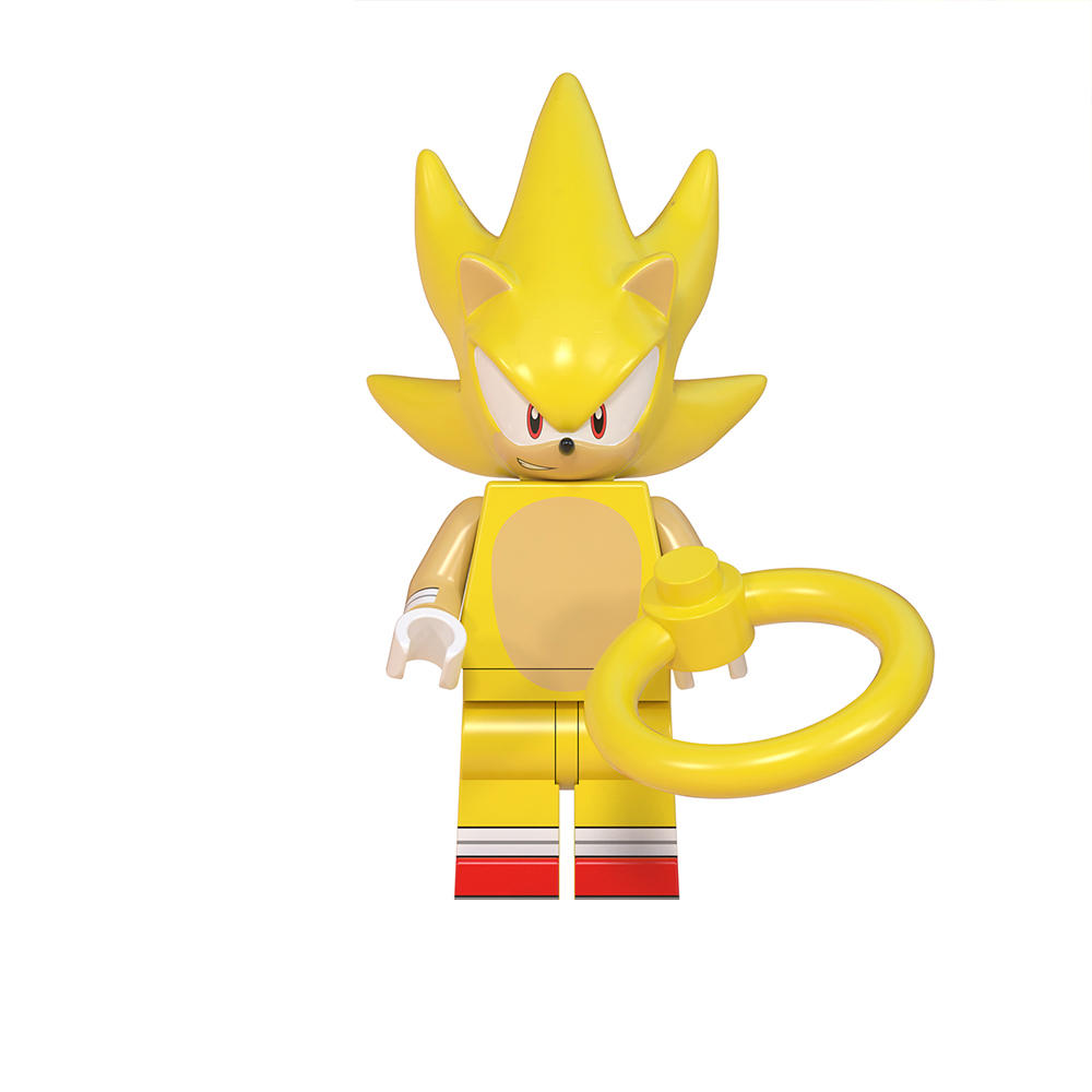 Sonic The Hedgehog Minifigures Fit Lego Building Blocks Toys Anime Action Figures Palyset Fans Collectible Christmas Stockings Birthday Decorations Gift for Kids Boys Girls